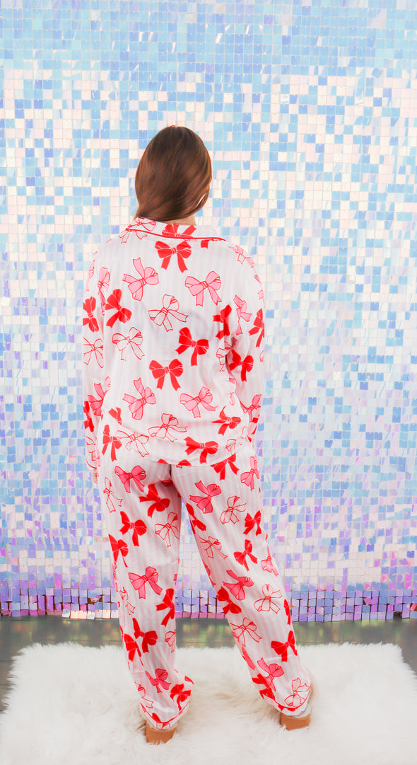 Charlotte More The Merrier Satin Pajama Set (XS-2XL)