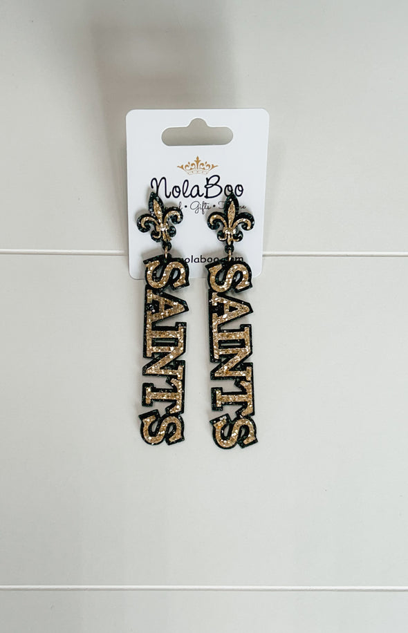 Glitter Saints Earrings