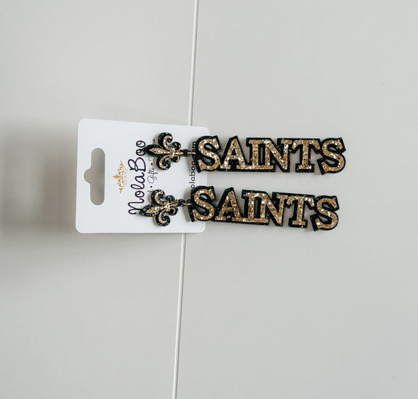Glitter Saints Earrings