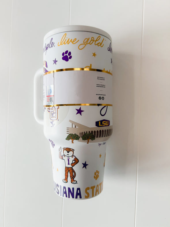 LSU Tigers To Go 30oz Tumbler