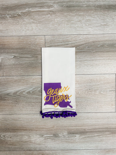 LSU State Tea Towel