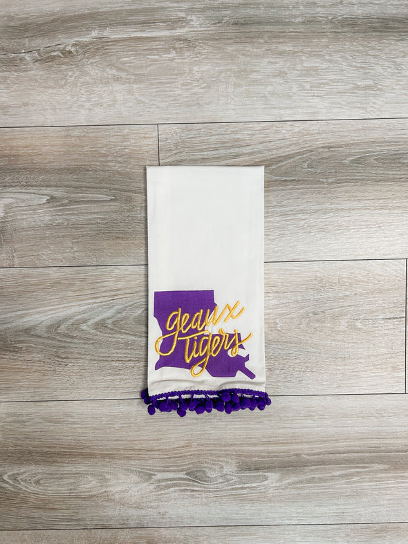 LSU State Tea Towel