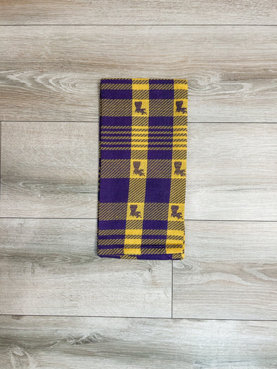 Louisiana Plaid Jacquard Hand Towel