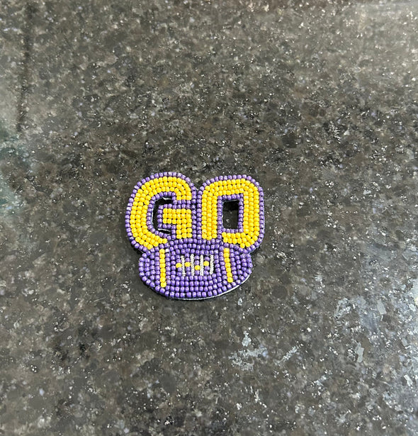 Go Game Day Pins in 9 Colors