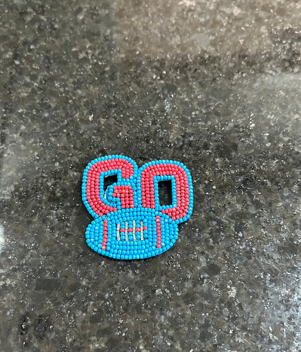 Go Game Day Pins in 9 Colors