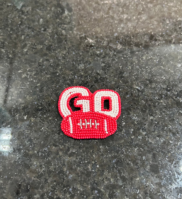 Go Game Day Pins in 9 Colors