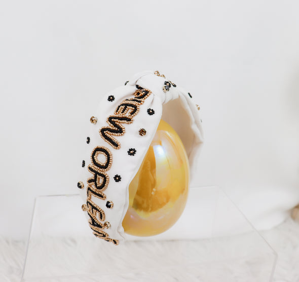 Beaded New Orleans Stone Headband