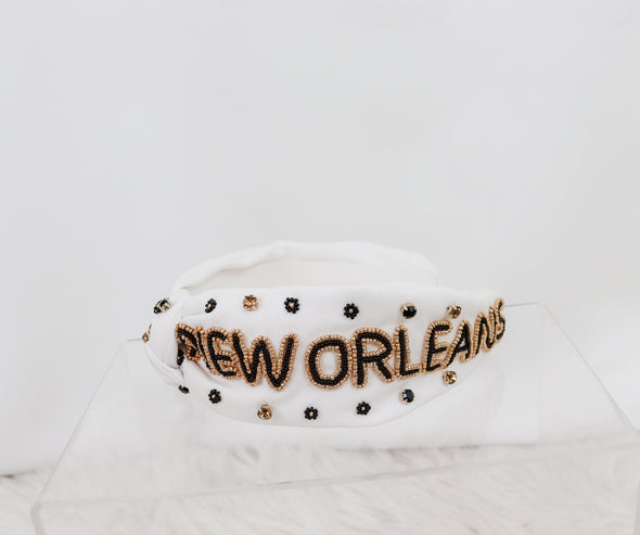 Beaded New Orleans Stone Headband