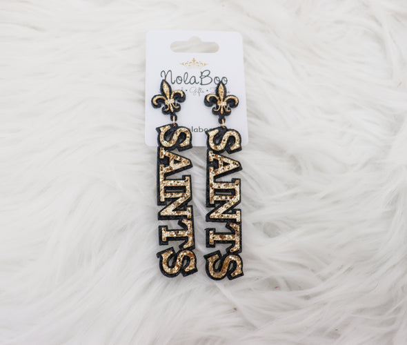 Glitter Saints Earrings