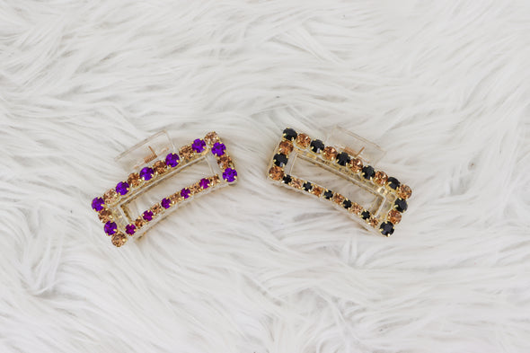 Game Day Stone Claw Clip in 2 Colors