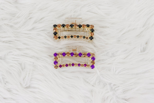 Game Day Stone Claw Clip in 2 Colors