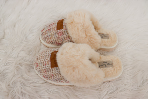 Cozy Felt Slippers In 3 Colors