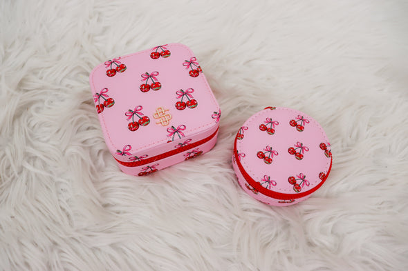 Circular Pill Travel Case In 4 Options