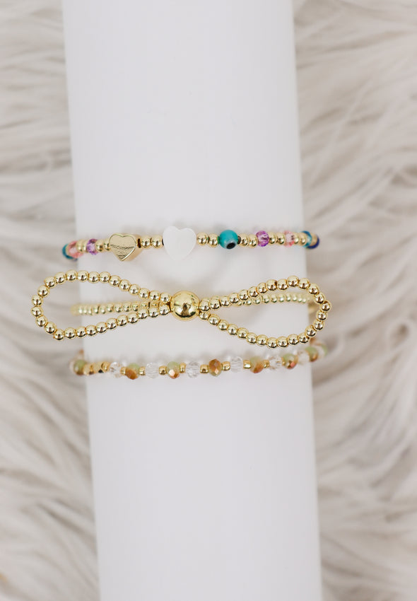 The Clara Bow Beaded Bracelets In 4 Options