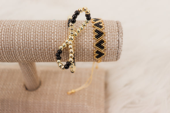 The Clara Bow Beaded Bracelets In 4 Options
