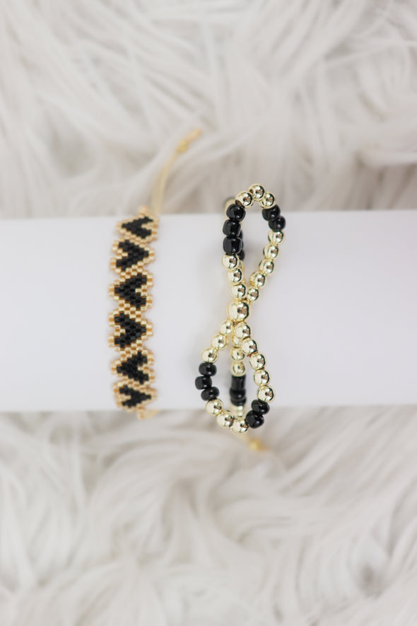 The Clara Bow Beaded Bracelets In 4 Options
