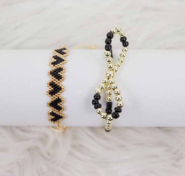 The Clara Bow Beaded Bracelets In 4 Options