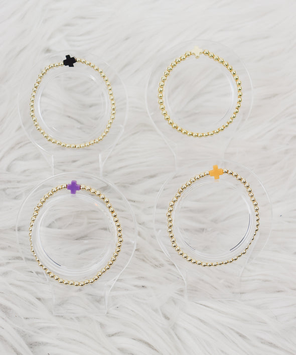 The Kyla Gold Beaded Bracelets in 4 Options