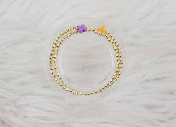 The Kyla Gold Beaded Bracelets in 4 Options