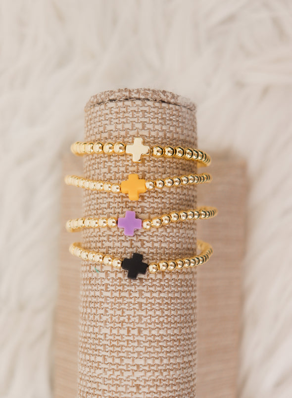 The Kyla Gold Beaded Bracelets in 4 Options