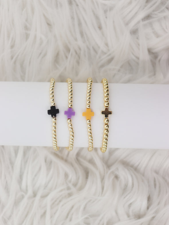 The Kyla Gold Beaded Bracelets in 4 Options