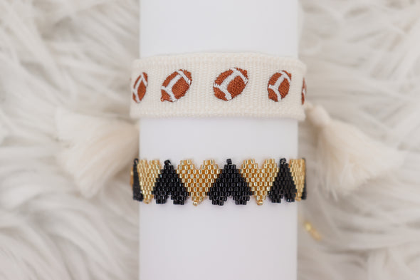 Claire Beaded Heart Bracelet in 2 Colors