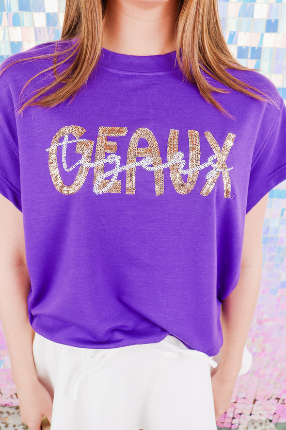 Emily Geaux Tigers Top (XS-2X)
