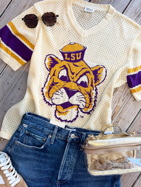 LSU Sailor Mike Loose Knit Jersey