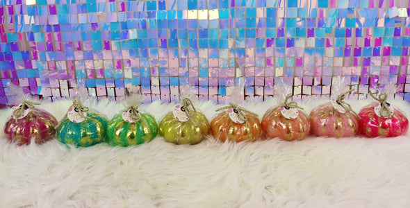 Rainbow Pumpkin Candle In 8 Colors