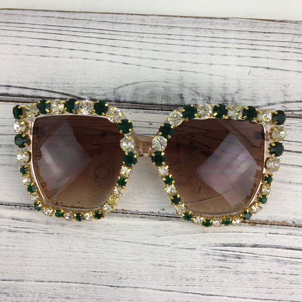 Game Day Rhinestone Sunglasses In 3 Colors