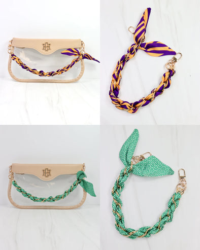 Serafina Game Day Scarf Purse Chain in 2 Options