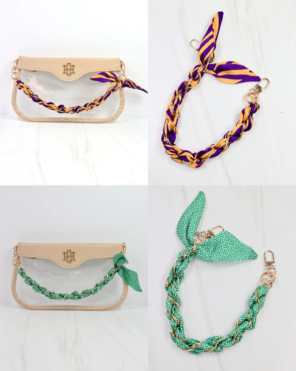 Serafina Game Day Scarf Purse Chain in 2 Options