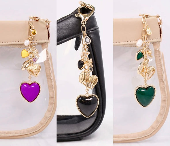 Sutton Game Day Bag Charms in 3 Colors