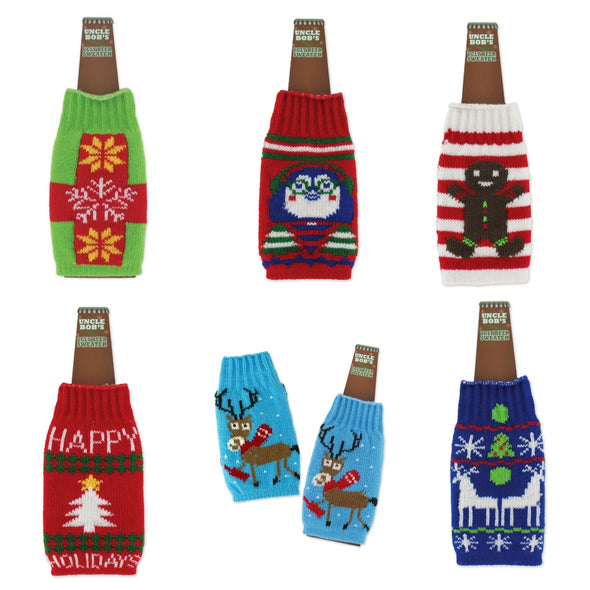 Uncle Bob's Ugly Sweater Bottle Sweaters In 6 Options
