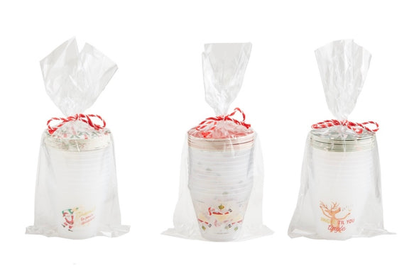 Wine Party Cup & Coaster Set In 3 Options