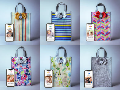 Tokki QR Card And Medium Gift Bag In 6 Options