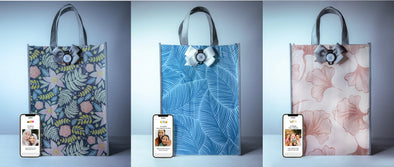 Tokki QR Card And Large Gift Bag In 3 Options