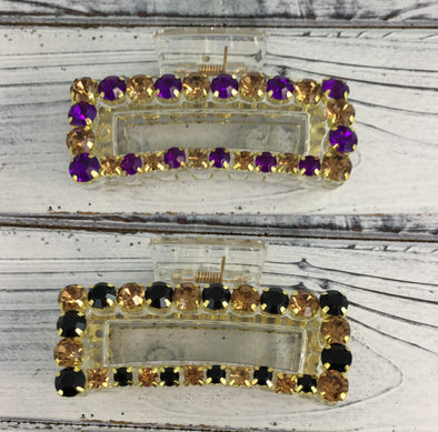 Game Day Stone Claw Clip in 2 Colors