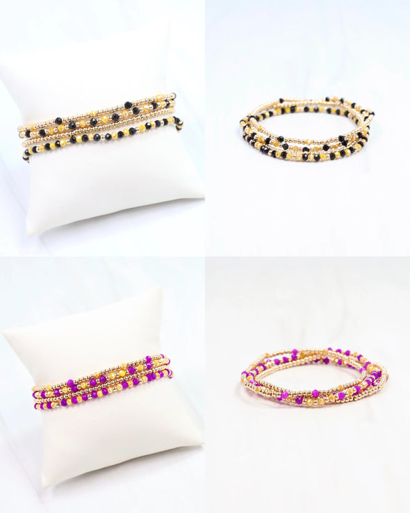 Lottie Beaded Bracelet Set in 2 Colors