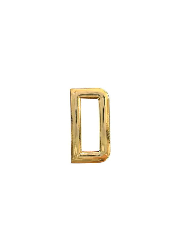 Initial Letter and Number Charms for Scarves