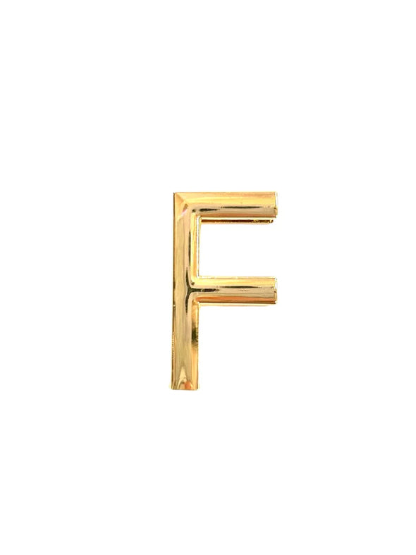 Initial Letter and Number Charms for Scarves