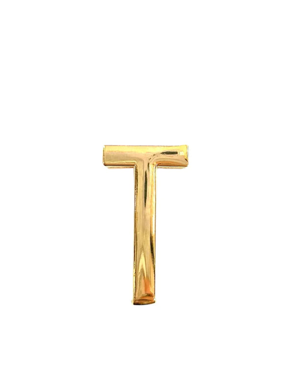 Initial Letter and Number Charms for Scarves