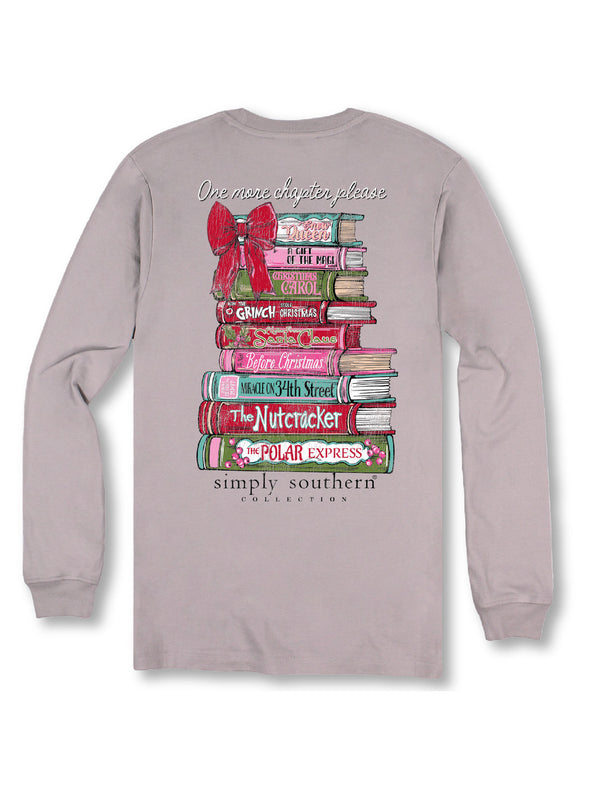 Adult Christmas Themed Books Unisex Long Sleeve (S-XXL)