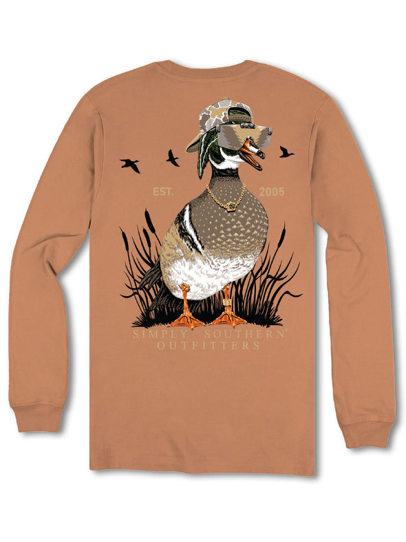 Men's Long Sleeve Cool Duck Shirt (M-XXL)