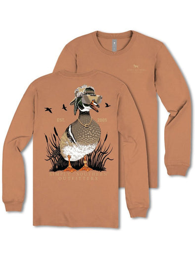 Men's Long Sleeve Cool Duck Shirt (M-XXL)