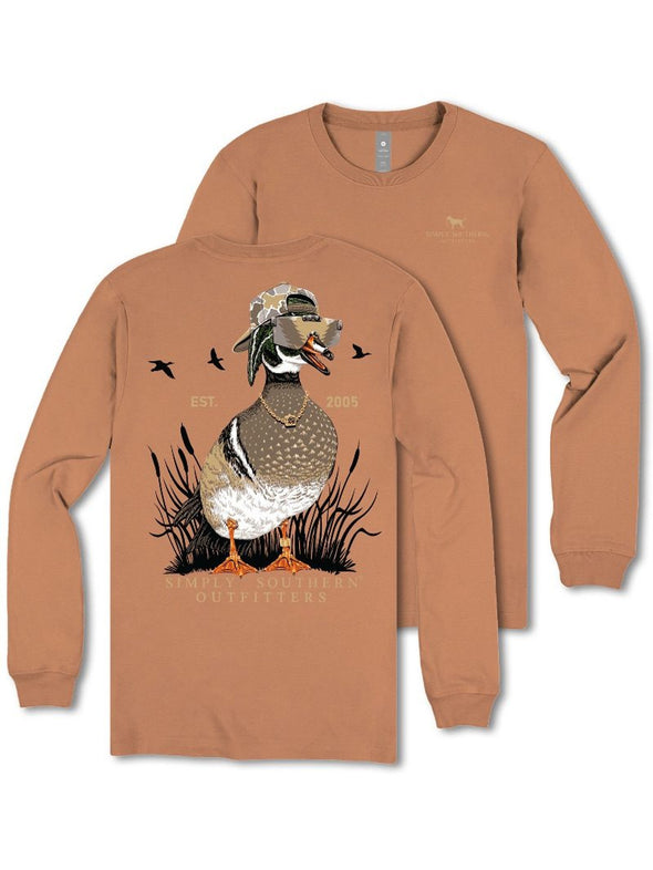 Men's Long Sleeve Cool Duck Shirt (M-XXL)
