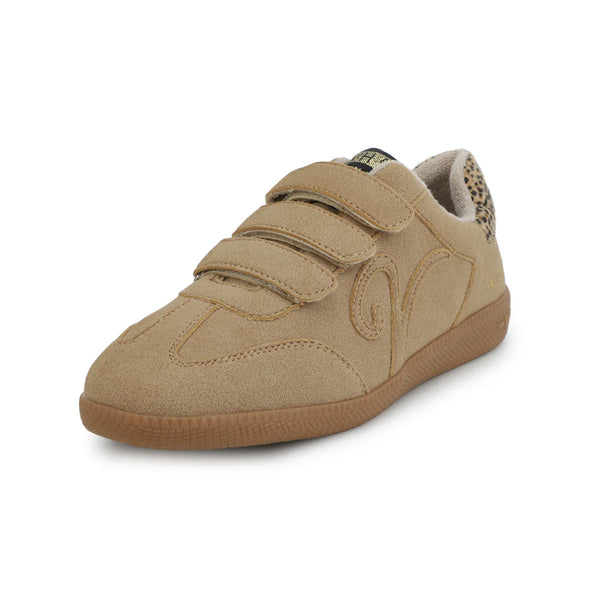 Vintage Havana Pace 3 Script V Suede Camel Sneaker