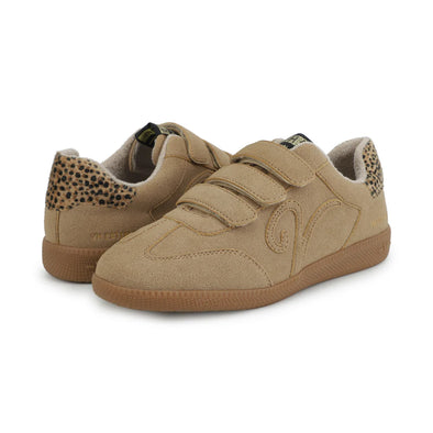 Vintage Havana Pace 3 Script V Suede Camel Sneaker
