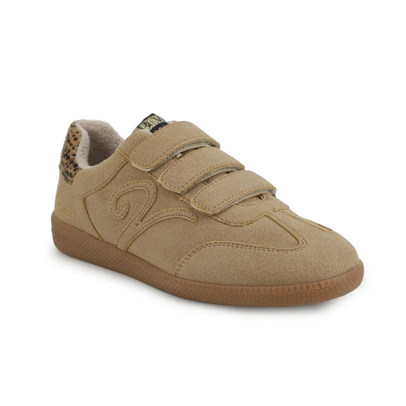 Vintage Havana Pace 3 Script V Suede Camel Sneaker