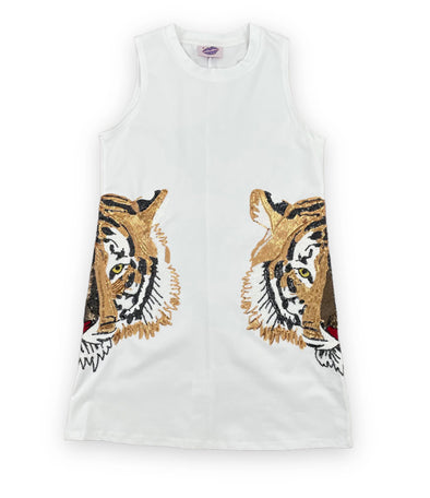 Tiger Head Tank Dress (S-XXL)